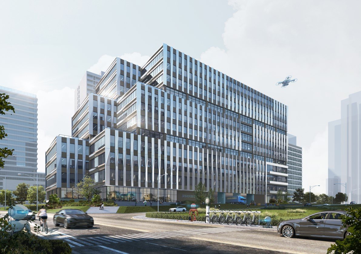 现代高层制造厂房